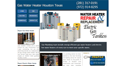 Desktop Screenshot of gas--waterheater.com